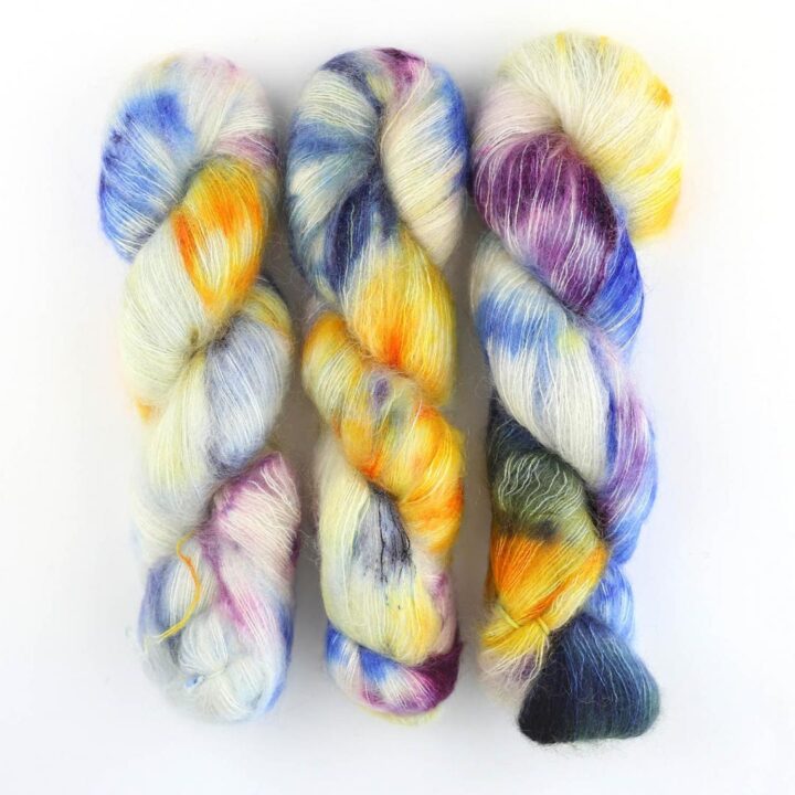 Cowgirl Blues Kid Silk gradient Håndfarvet - Coming Around Again