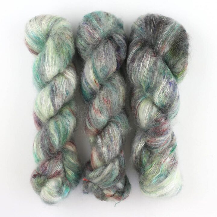 Cowgirl Blues Kid Silk gradient Håndfarvet - Karma Chameleon