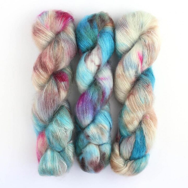 Cowgirl Blues Kid Silk gradient Håndfarvet - Stop! In the Name of Love