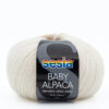 Baby alpaca creme hvid