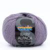 Baby alpaca graa lilla