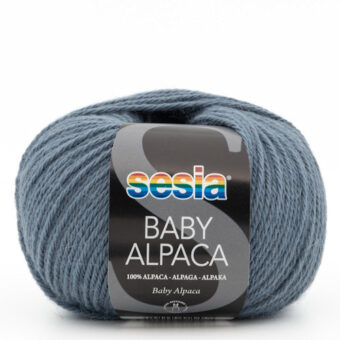 Baby alpaca soft denim