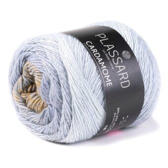 Cardamome - merino/cashmere - 20 - Lysblå/karry