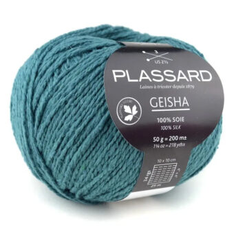 Geisha - silke - 76 - Blågrøn
