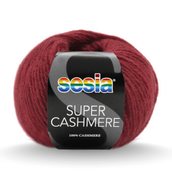 Super Cashmere - Granatrød - 1695