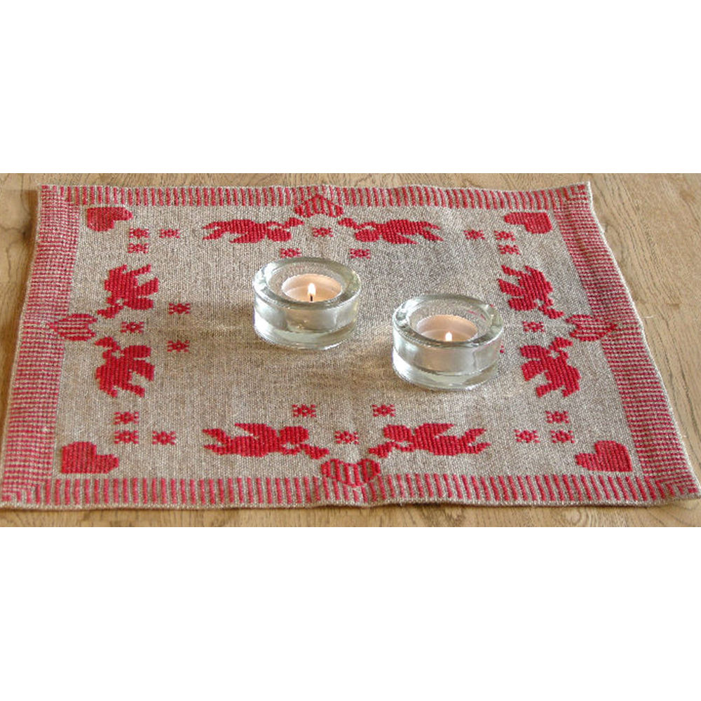 OOE Broderi - Engle - lille dug