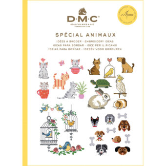 Embroidery book dyr