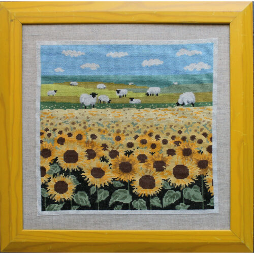 OOE Broderi - Solsikke mark - billede