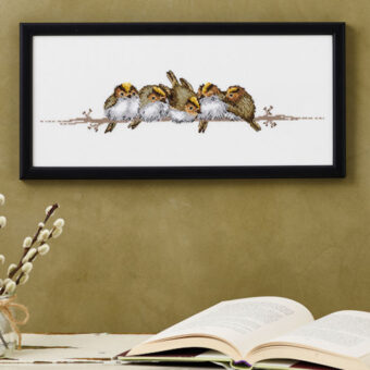 Permin broderi - Fuglekonge - billede