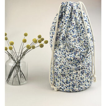 Stor strikketaske firkantet