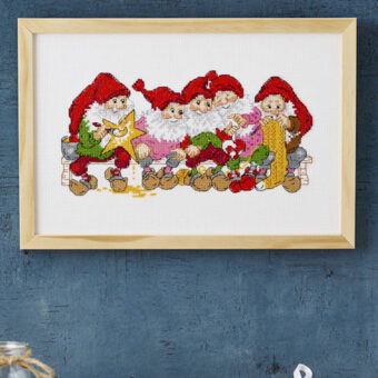 Permin broderi - Nissehygge - billede