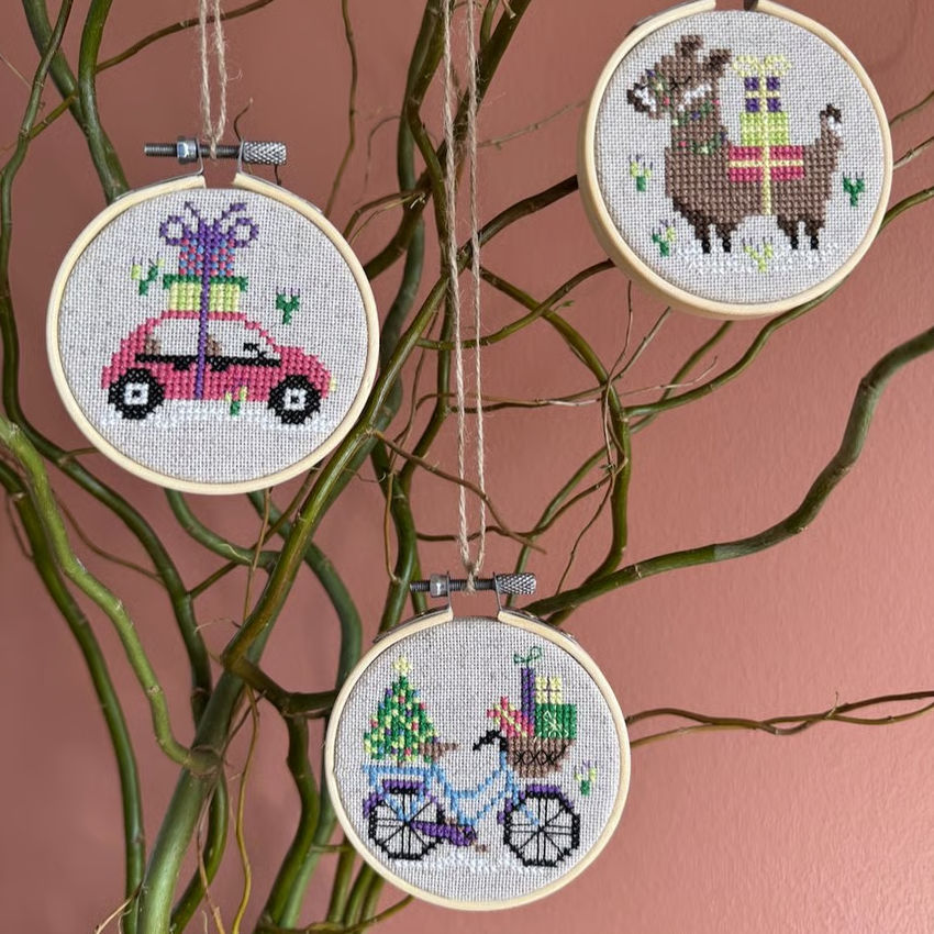 Pomp Stitch - Crazy juleophæng 3 stk