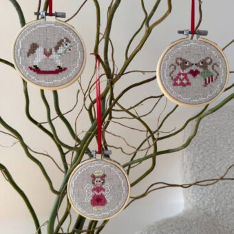 Pomp Stitch - Classic juleophæng 3 stk