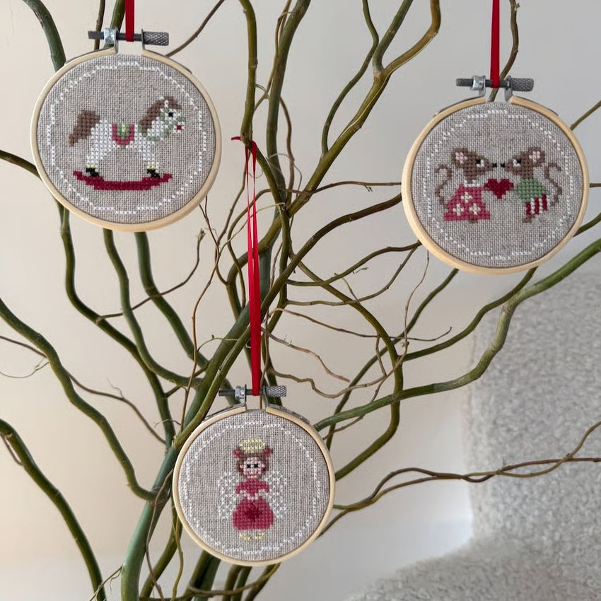 Pomp Stitch - Classic juleophæng 3 stk