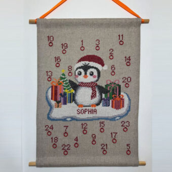 Pomp Stitch - Penguin - Christmas calendar