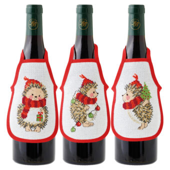 Permin broderi - Jule pindsvin - 3 stk.