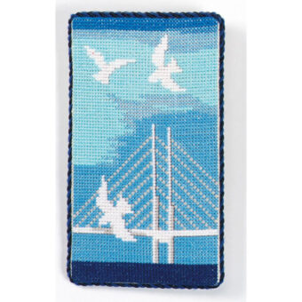 Eva Rosenstand broderi - Mobil etui - Øresund