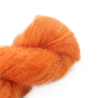Fluffy Mohair solid - Cowgirlsblues - Carrot juice