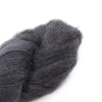 Fluffy Mohair solid - Cowgirlsblues - Charcoal