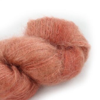 Fluffy Mohair solid - Cowgirlsblues - Terracotta