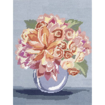 DMC broderi - Solar Bouquet - påtrykt stramaj (uden garn)