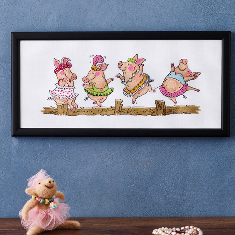 Permin broderi - Danse grise