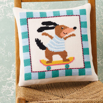 Permin broderi - Hund - pude