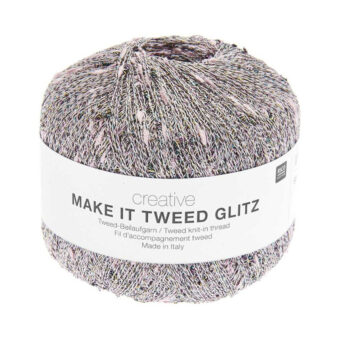 Make it Tweed Glitz - Pink - 03