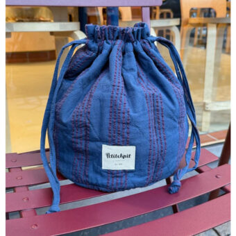 Knitters Project Bag - Night Shadow