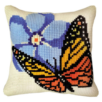 Permin broderi - Sommerfugl stramaj - pude