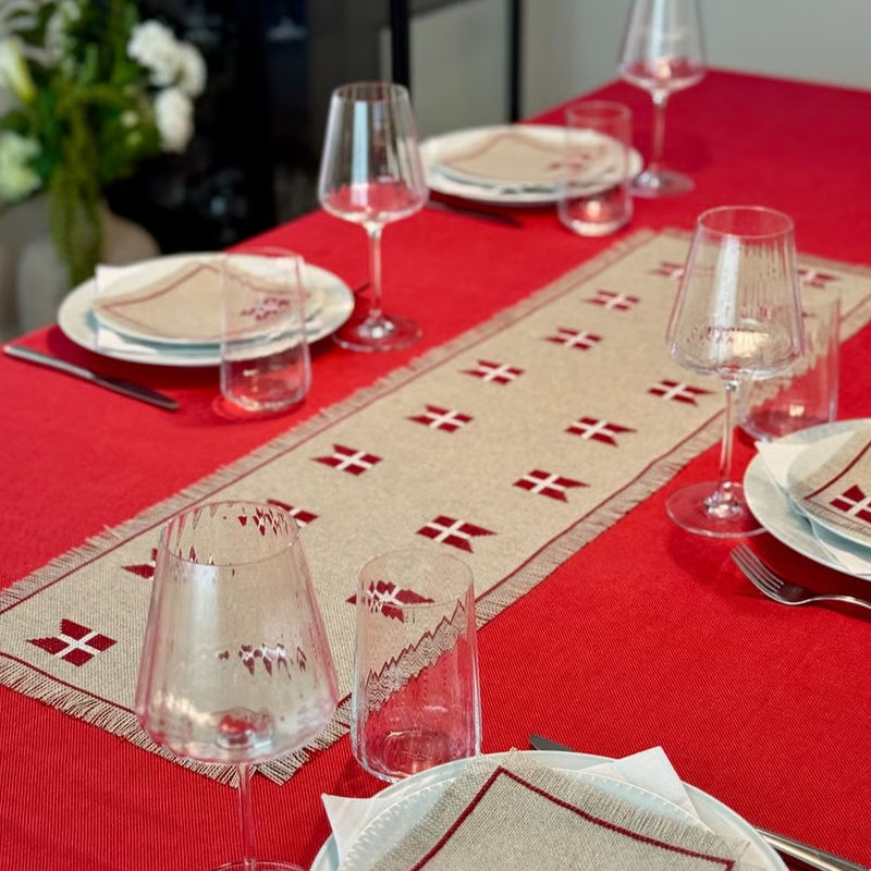 Pomp Stitch - Kun flag - fødselsdags løber