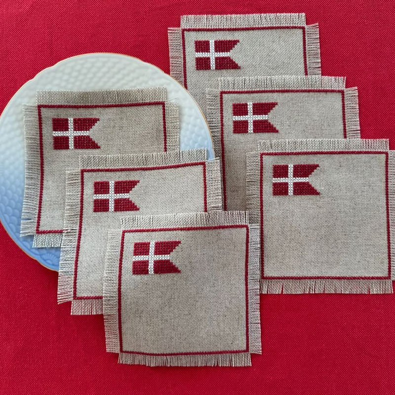 Pomp Stitch - Kun flag - mellemlægs servietter