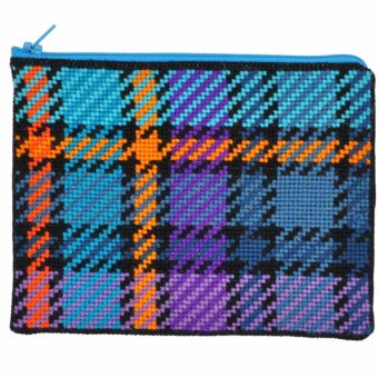 Fru Zippe broderi - Scotty - clutch