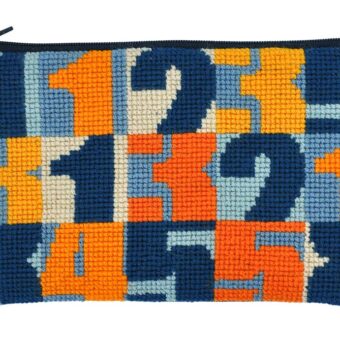 Fru Zippe broderi - Numbers by nature - clutch