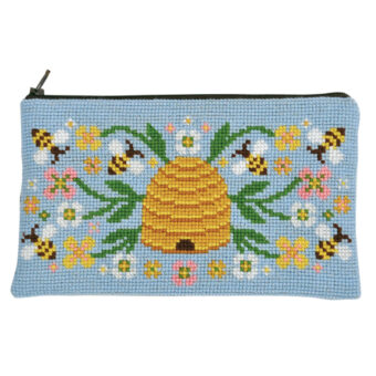 Fru Zippe broderi - Honey - clutch