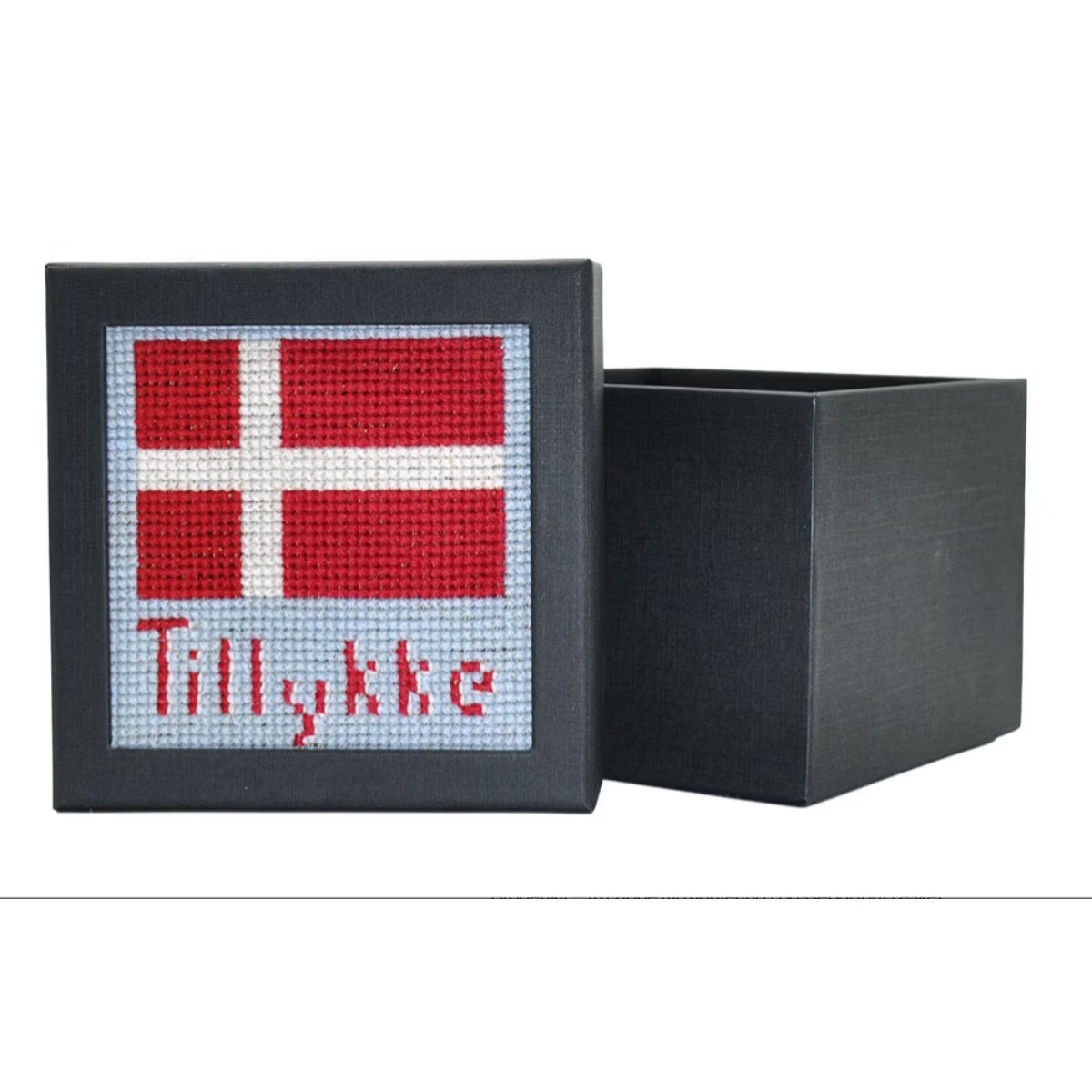 Fru Zippe broderi - Tillykke - æske