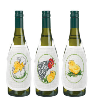 Permin broderi - Flaskeforklæder påske (3 stk)