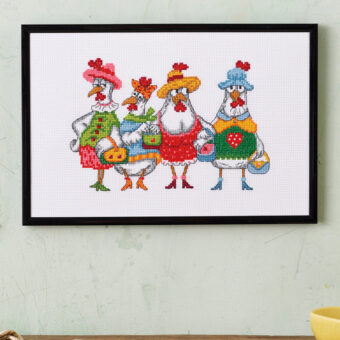 Permin broderi - Chick-o-Holics - billede