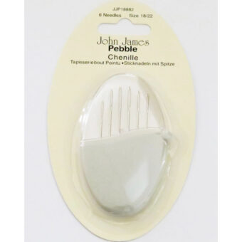 Pebble stramaj/chenillanål (6 stk.) str. 18/22 18882 - John James