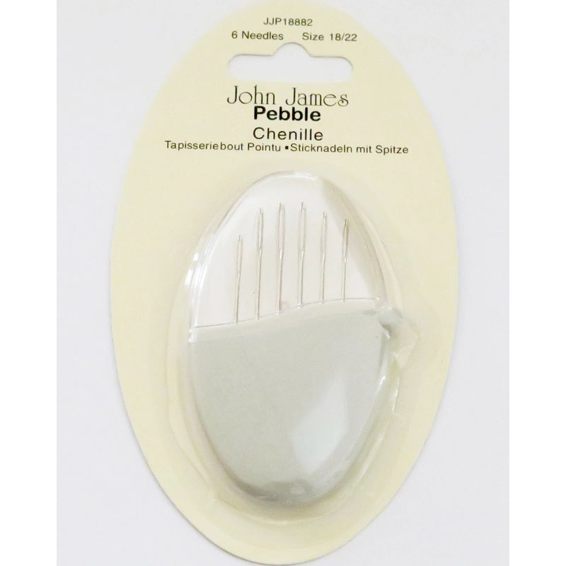Pebble stramaj/chenillanål (6 stk.) str. 18/22 18882 - John James