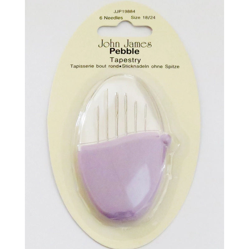 Pebble stramajnål u/spids (6 stk.) str. 18/24 19884 - John James