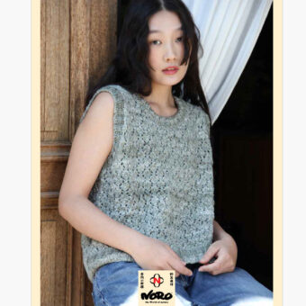 NORO Akari Solo opskrift - slipover (EN)