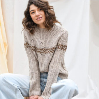 Jonna sweater (DK, EN, DE, FR)