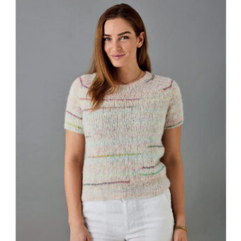 Permin Nellie - T-shirt med saddelskuldre - opskrift (PDF)