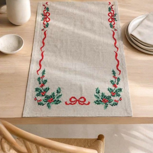 OOE Broderi - Juleløber - Holly