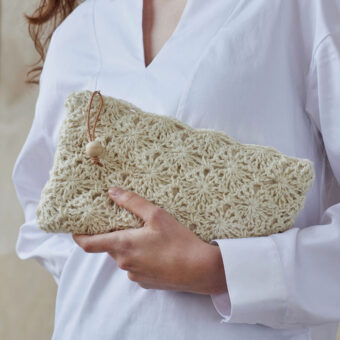 Permin Julie - hæklet clutch - opskrift (PDF)