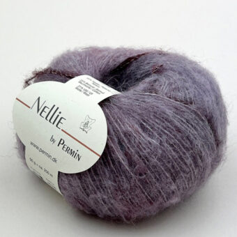 Permin Nellie - børstet alpaka - Blueberry - 21