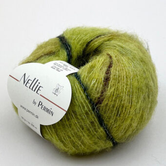 Permin Nellie - børstet alpaka - Olive oil - 22