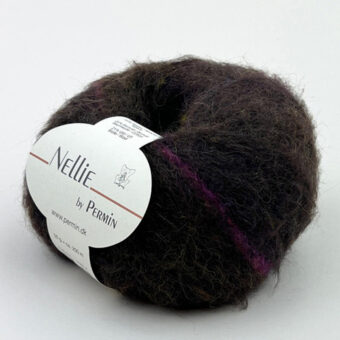 Permin Nellie - børstet alpaka - Dark chocolate - 24
