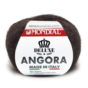 Mondial Angora - Mørk choko - 925